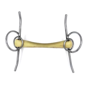 White Mouth Straight Full Cheek Snaffle